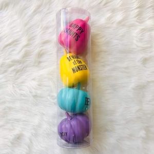 Mini Decor Halloween Pumpkins 4 pc